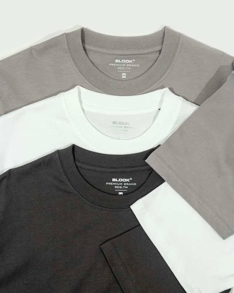 Everyday Cotton Tee – Heather Grey